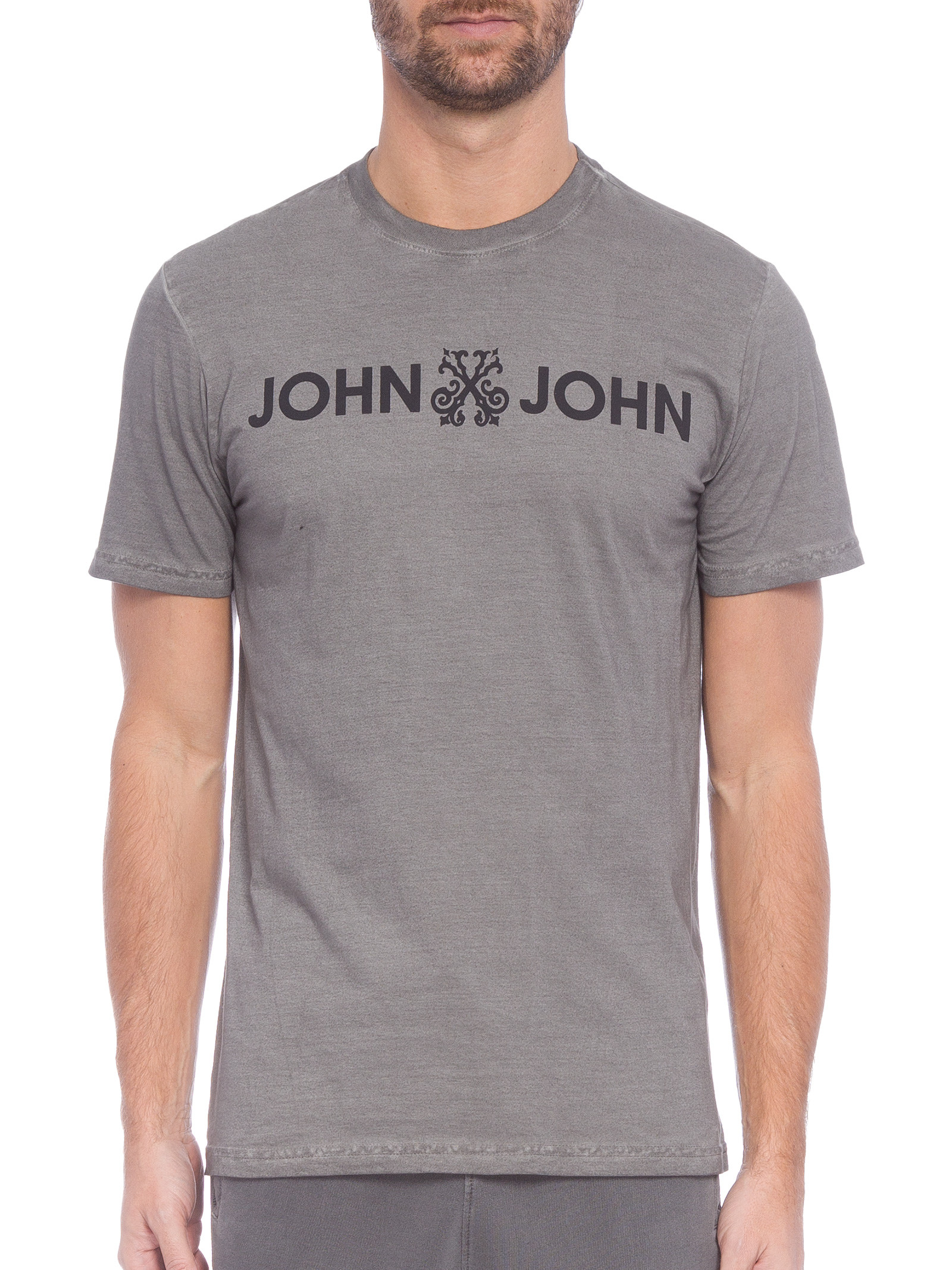 Compre Camiseta John John Basic Grey Malha Cinza Feminina Online