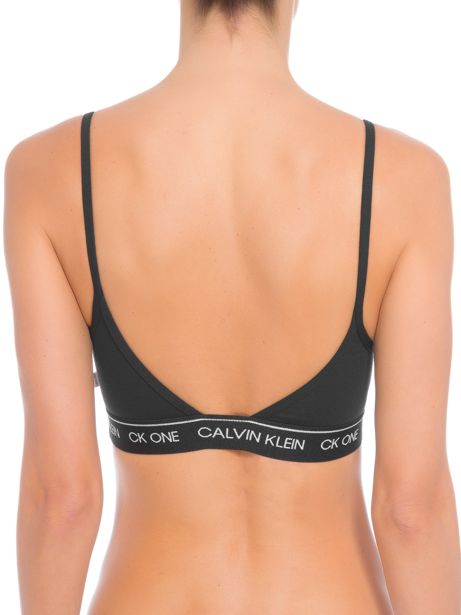 Calvin Klein Algodão moderno sem forro sem fio Bralette, cintura preta,  pequeno em Promoção na Americanas