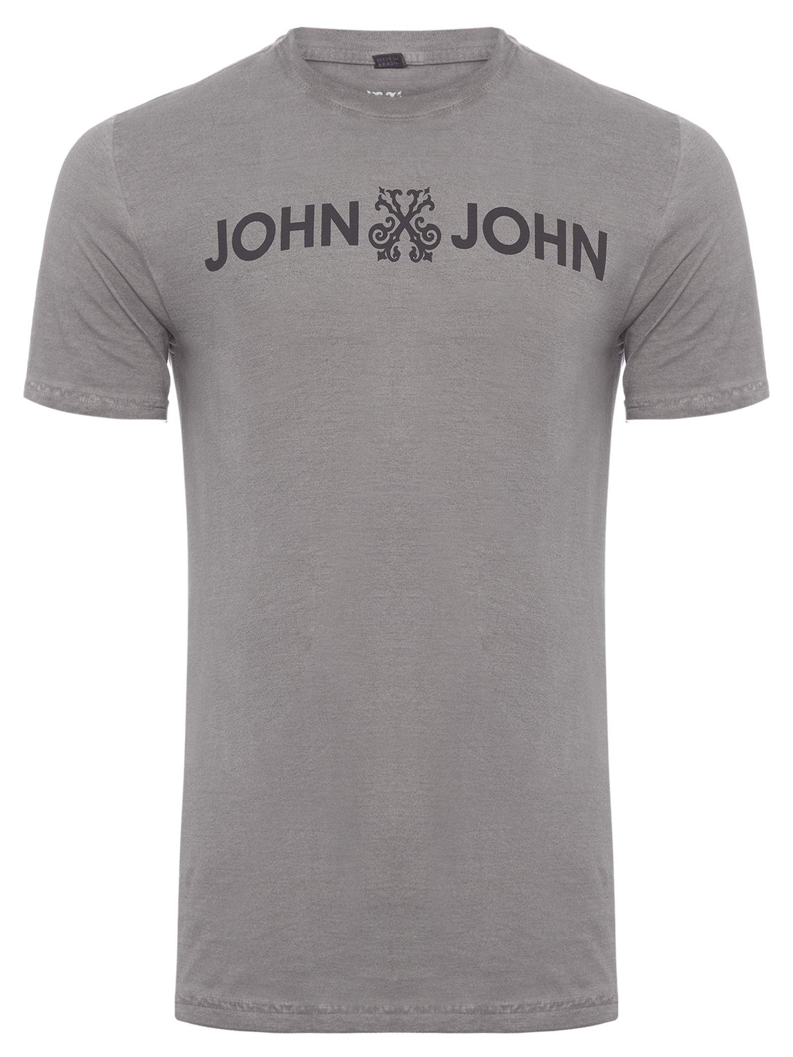 T-Shirt Masculina Basic - John John - Cinza - Shop2gether