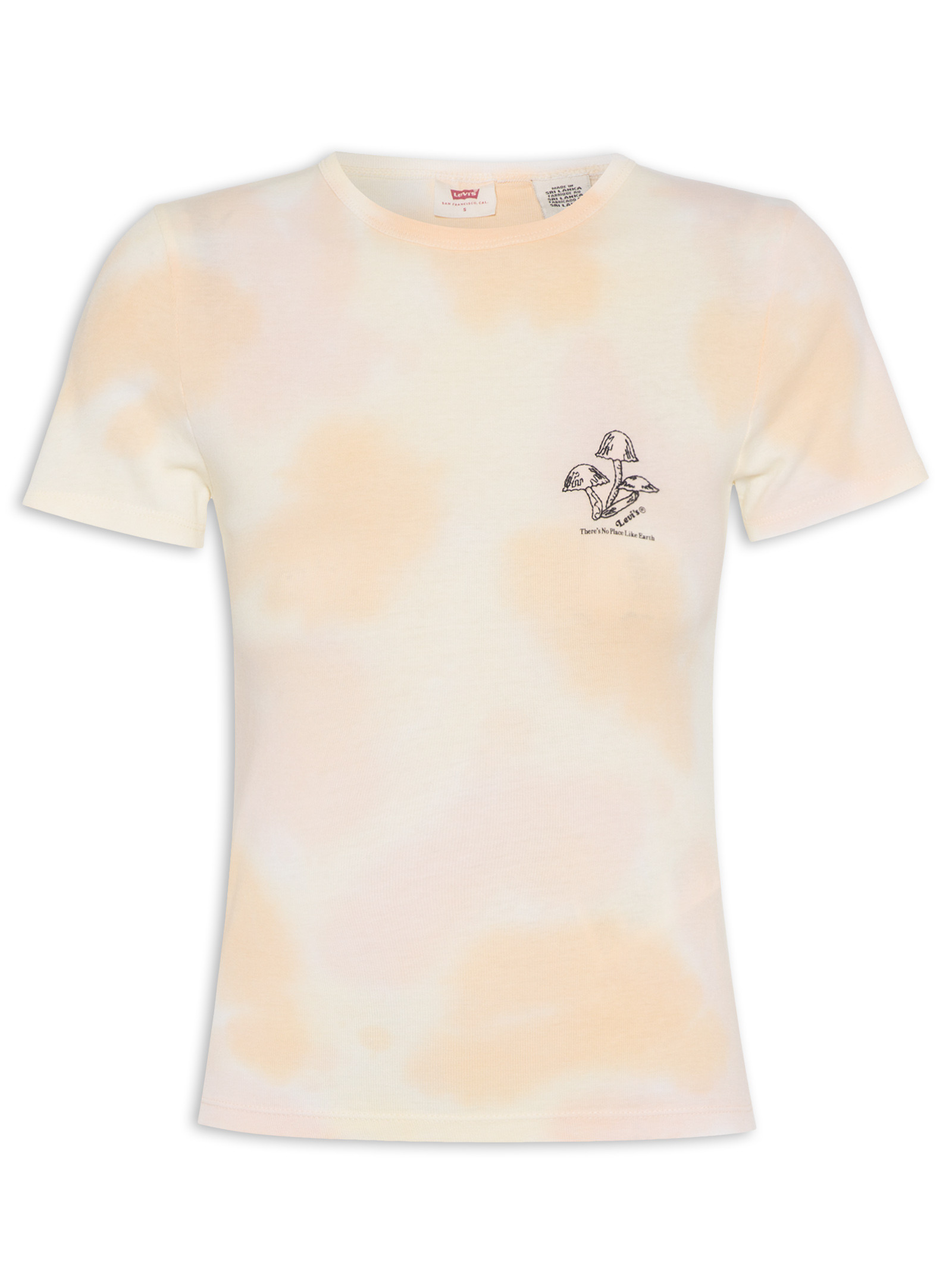 Camiseta Feminina Graphic Rickie - Levi's - Amarelo - Shop2gether