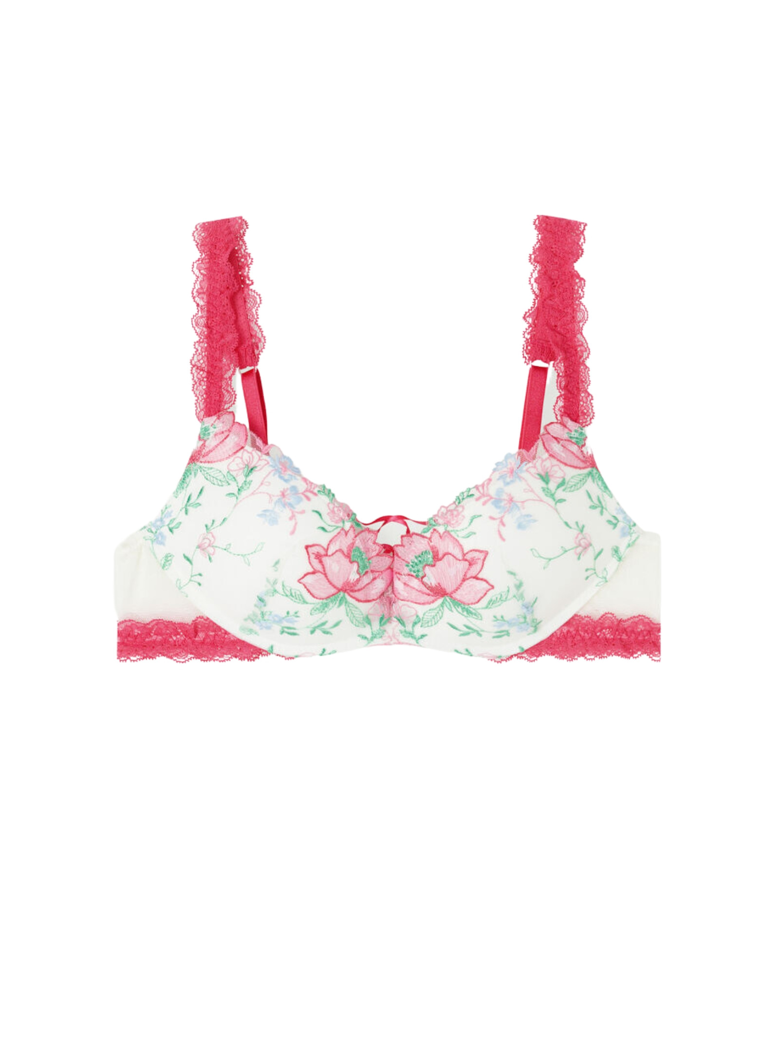 Sutiã Super Push-Up Gioia Obsessed With Floral - Rosa - Shop2gether
