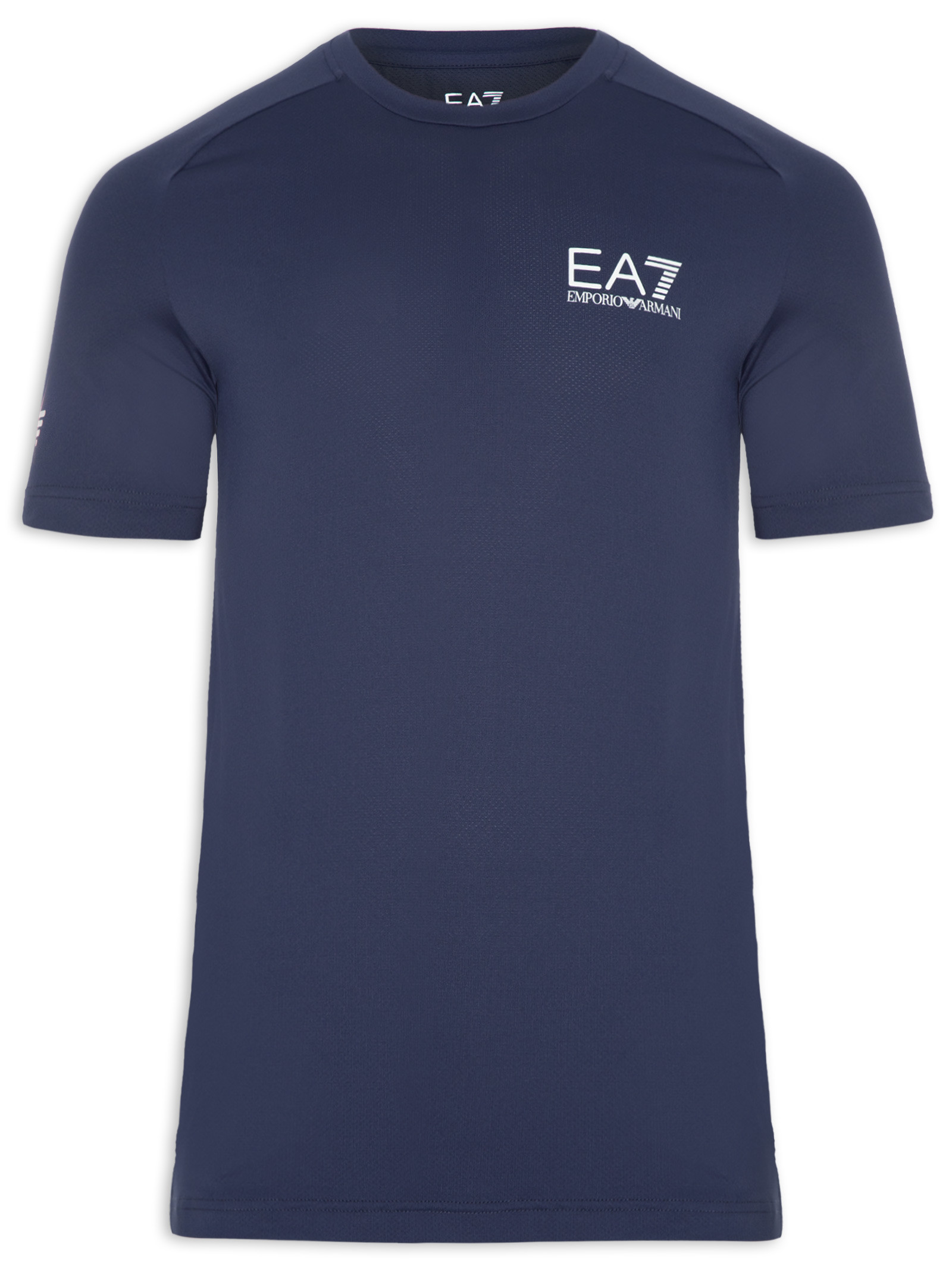 T-shirt Masculina Estampada - EA7 Emporio Armani - Azul - Shop2gether