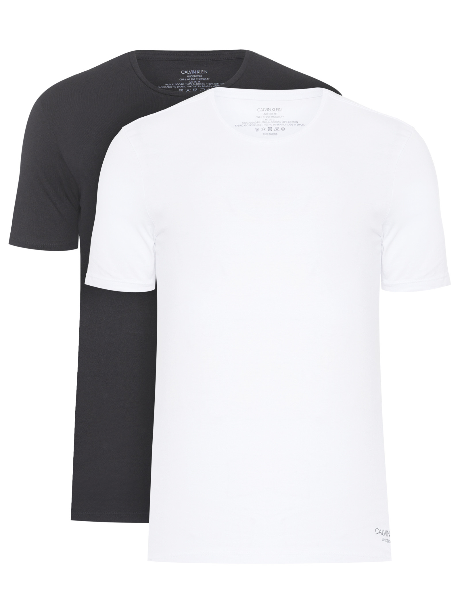 Kit 2 Camisetas Masculina Gola Careca - Calvin Klein Underwear