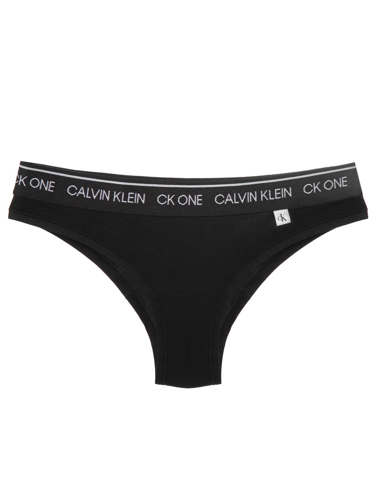 Calcinha Tanga Cotton Pure Black Calvin Klein Underwear - Branco 2
