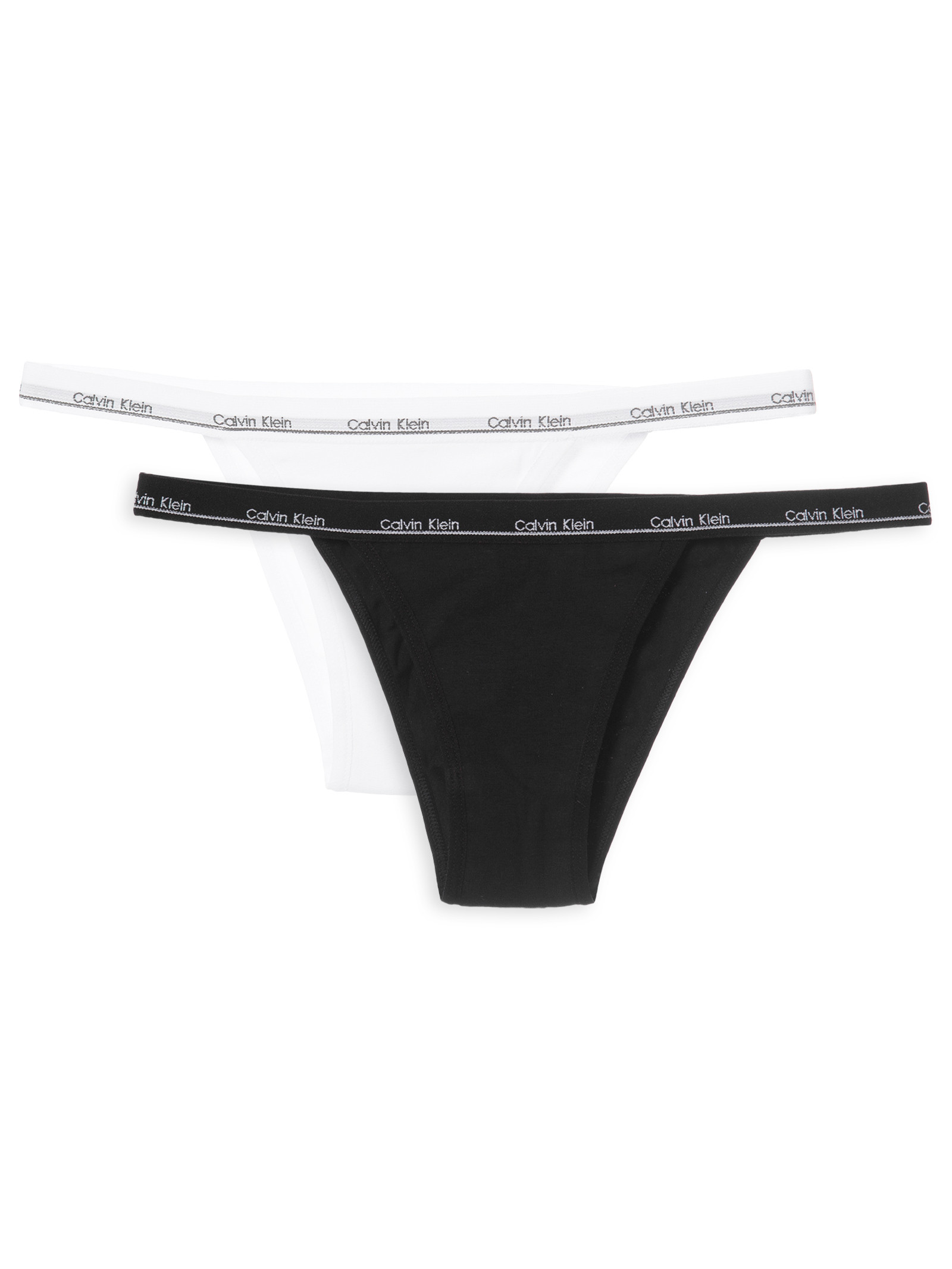 Kit 2 Calcinhas Tanga String - Calvin Klein Underwear - Preto