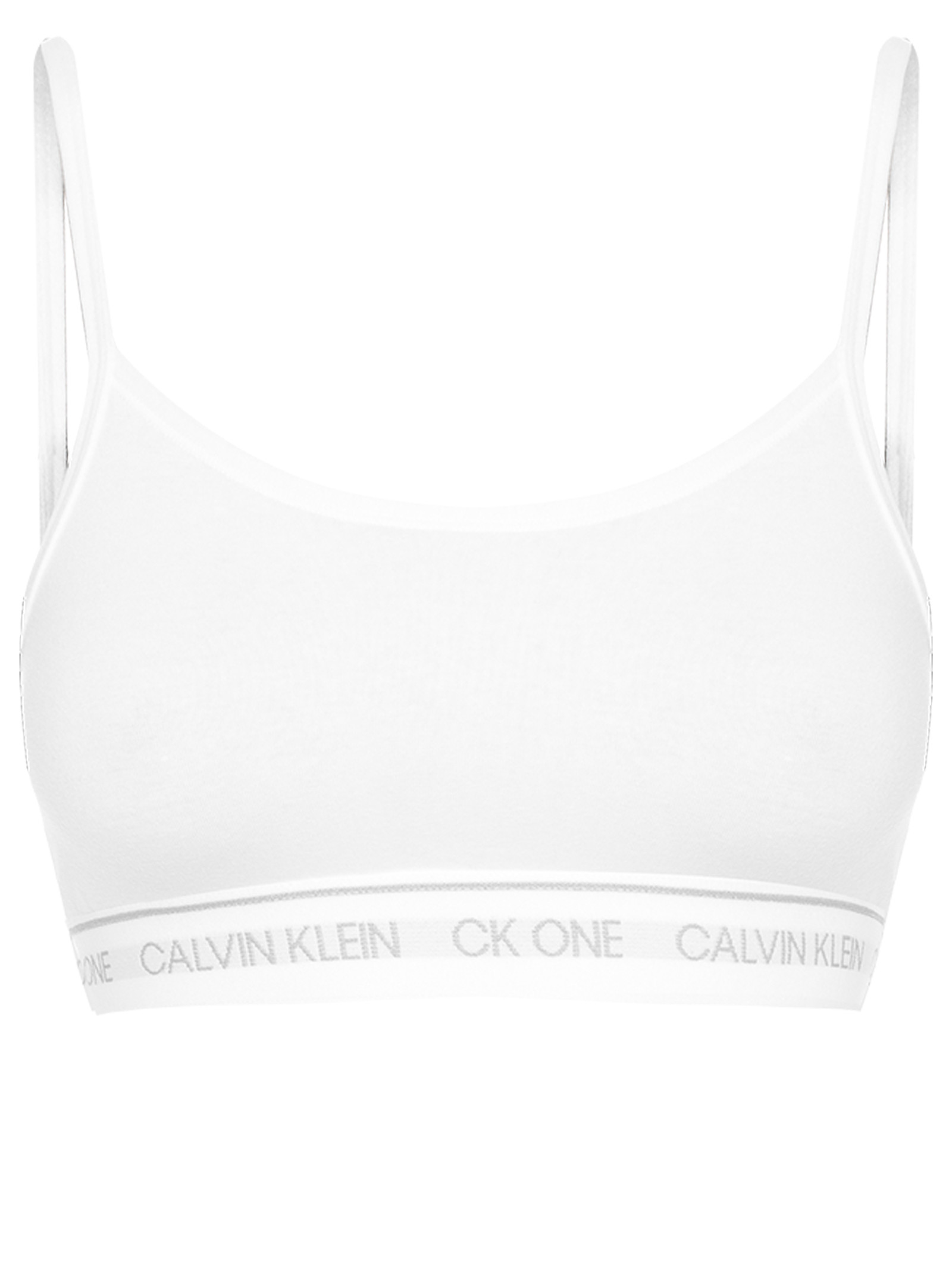 Sutiã Top Alças Algodão One Basic - Calvin Klein Underwear - Branco -  Shop2gether