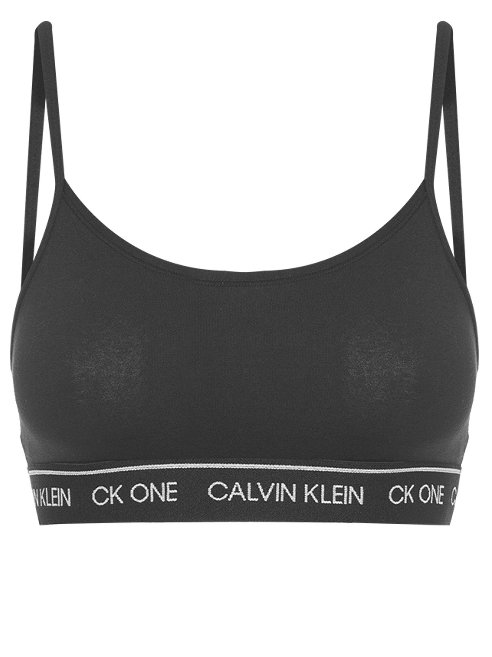 Sutiã Top Alças Algodão One Basic - Calvin Klein Underwear - Preto