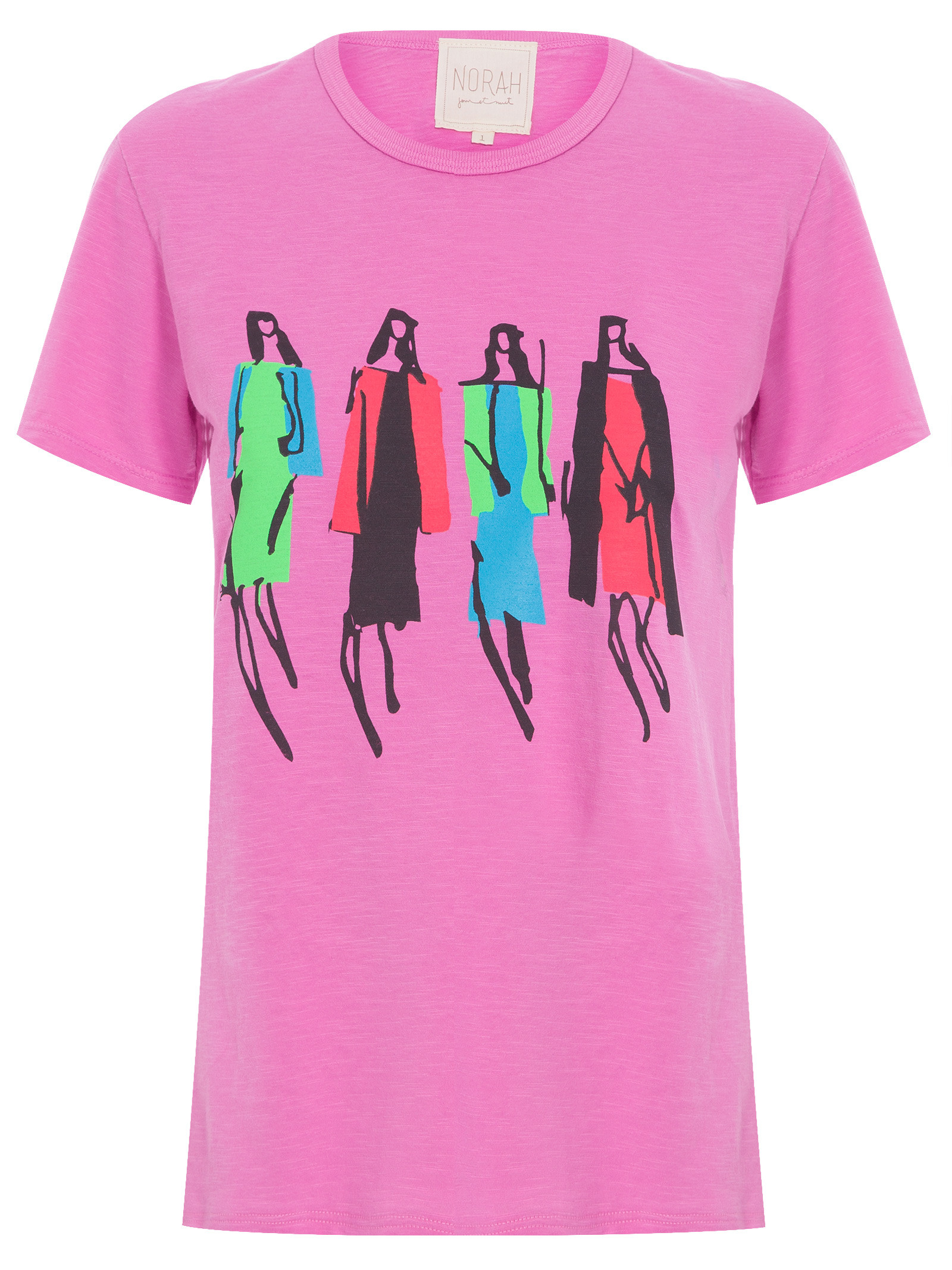 T-Shirt Feminina Neon Bonecas - Norah Jour Et Nuit - Rosa - Shop2gether