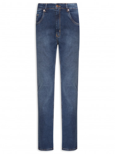 Calça Masculina Jeans Modelagem Reta - Azul