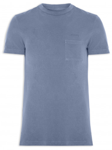 Camiseta Masculina Stone Tingimento Eco (pa) - Azul