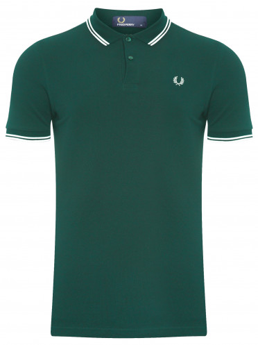 POLO MASCULINA TWIN TIPPED - VERDE