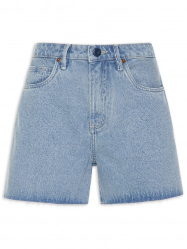 Bermuda Feminina Jeans Box Five Pockets - Azul