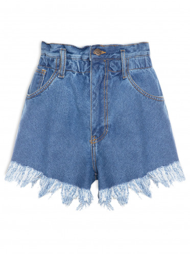 Short Feminino Jeans Gode - Azul