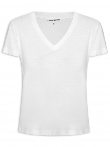 T-Shirt Feminina Carol - Off White