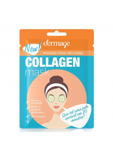 Máscara Anti-Idade Facial Collagen - 10g
