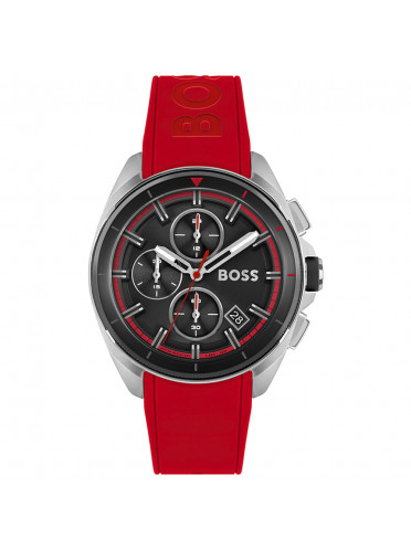 Relógio Boss Masculino Borracha Vermelha 1513959