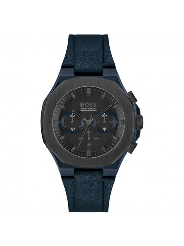 Relógio Hugo Boss Masculino Couro Azul 1514086