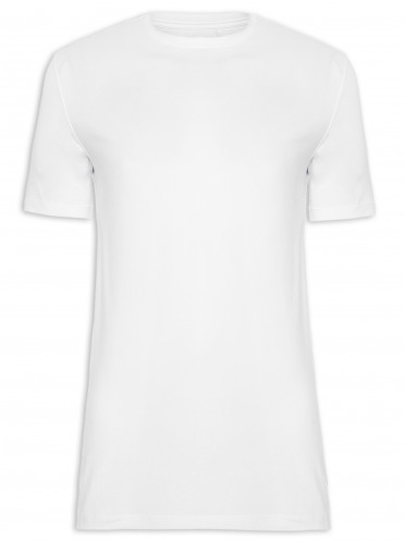 Camiseta Masculina Manga Curta - Branco
