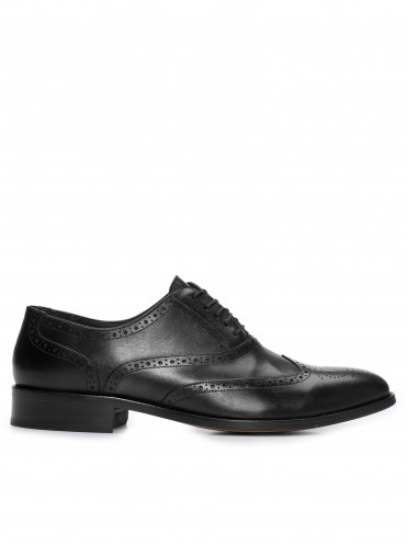 Sapato Masculino Oxford Full Brogue - Preto