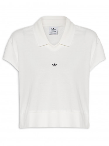 Camisa Feminina Polo Cropped OG - Off White