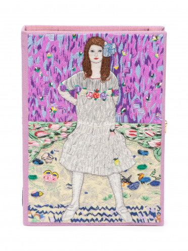 Bolsa Feminina Book Clutch Independent Girl Klimt - Roxo