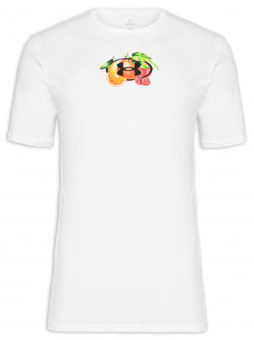 Camiseta Masculina Nutrition Division Fruit - Branco
