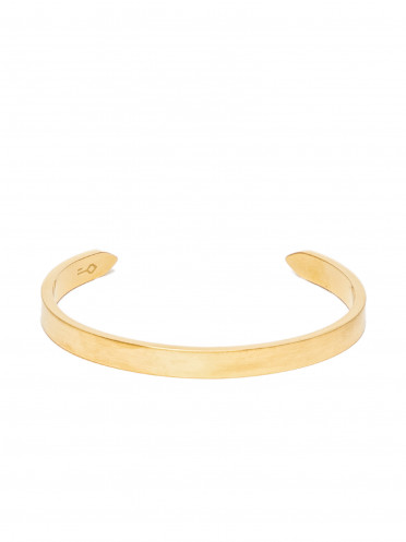 Bracelete Masculino Cuff Delorean De Aço - Dourado