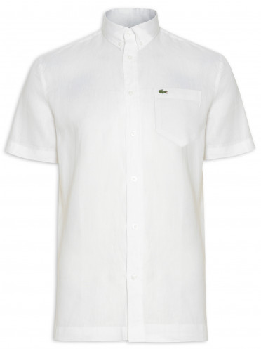 Camisa Masculina Manga Curta - Branca