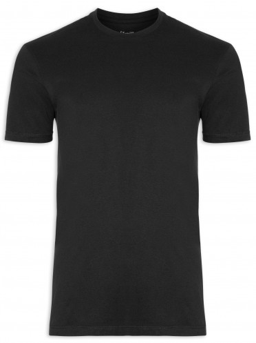 Camiseta Masculina Neck Premium - Preto