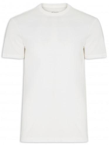 Camiseta Masculina Botânica - Off White