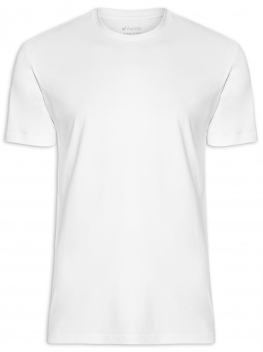Camiseta Masculina Neck Premium - Branco