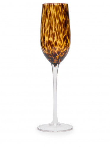 Taça Champagne Leopard - Laranja