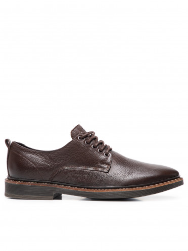 Sapato Masculino Oxford Couro - Marrom