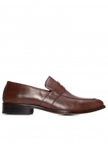 Sapato Masculino Loafer Longtie - Marrom