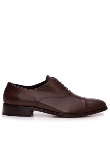 Sapato Masculino Oxford Captoe - Marrom