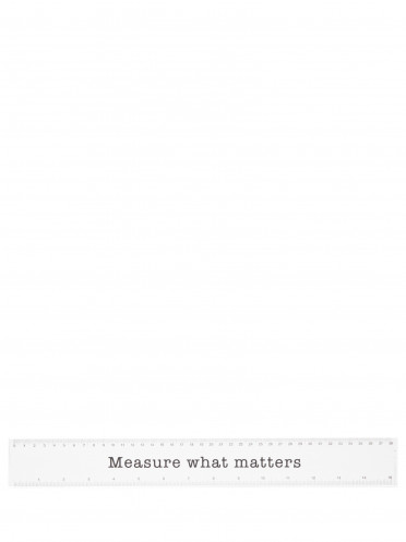 Régua Measure What Matters 