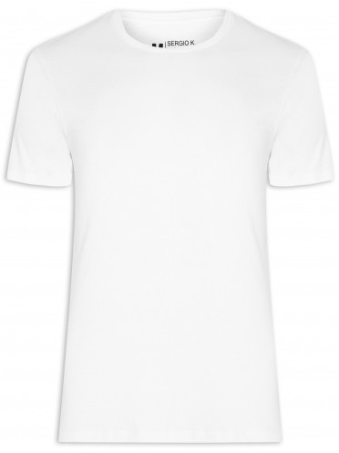 Camiseta Masculina Basica - Branco
