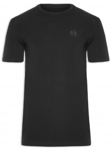 T-Shirt Masculina Básica - Preto
