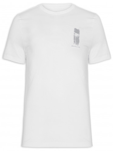 T-Shirt Masculina Estampada - Branco