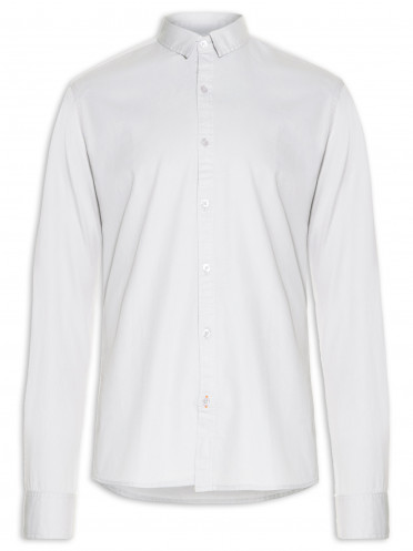Camisa Masculina Cotton Twill - Branco