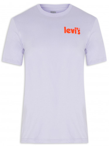 Camiseta Masculina Graphic Set-in Neck - Lilás