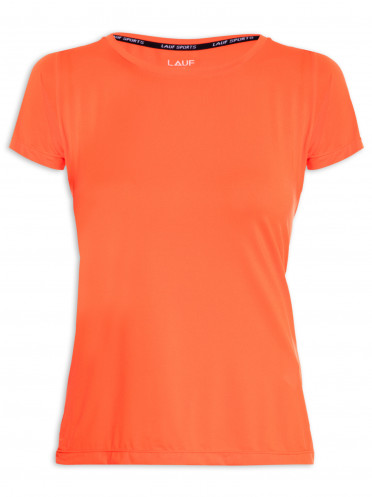Camiseta Feminina Basic Color - Lauf - Laranja