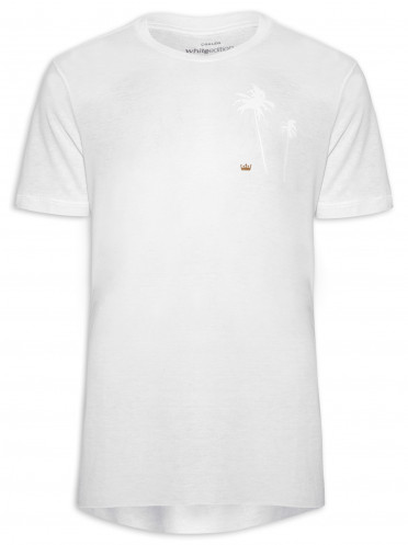 T-shirt Masculina Light Coqueiro White Edition - Off White