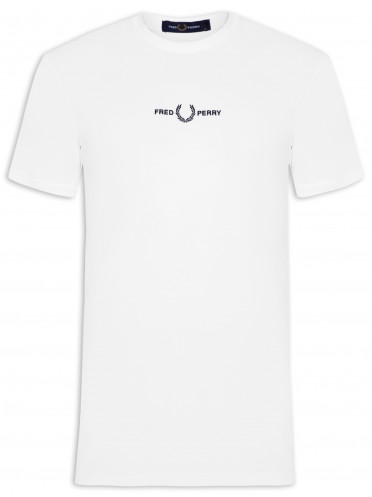 T-shirt Masculina Embroidered - Branco