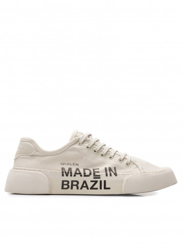 Tênis Masculino Creeper Lona Made In Brazil - Off White