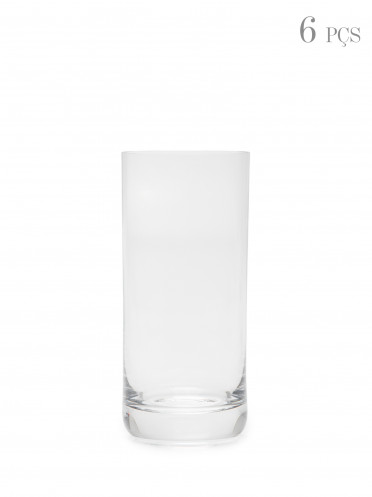 Set De Copos De Cristal P/ Long Drink 395ml 6 Peças