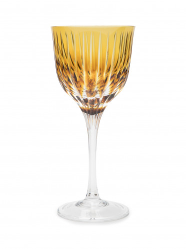Taça De Cristal P/ Vinho Tinto 370ml - Amarelo