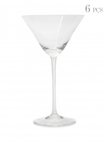 Set De Taças De Cristal P/ Dry Martini 320ml 6 Peças