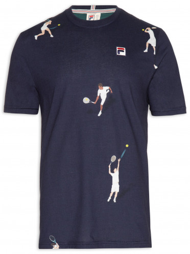 Camiseta Masculina Tennis Club Players - Azul