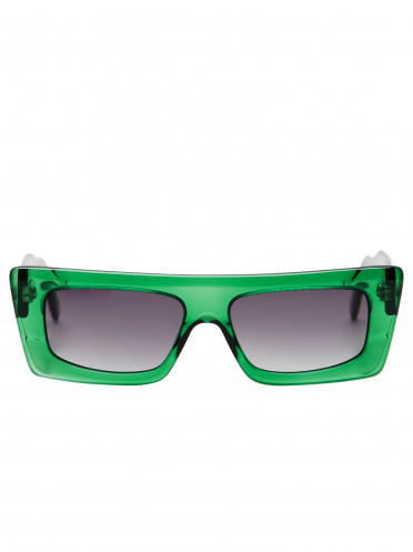 Óculos De Sol Feminino Adulto NYC Transparente Degradê - Verde